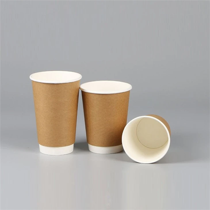 insulated double wall coffee kraft cups