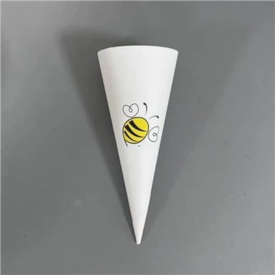 Jaqueta de papel para casquinha de sorvete